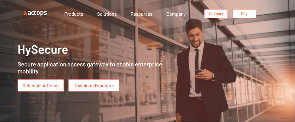 screenshot of Accops Digital Workspace